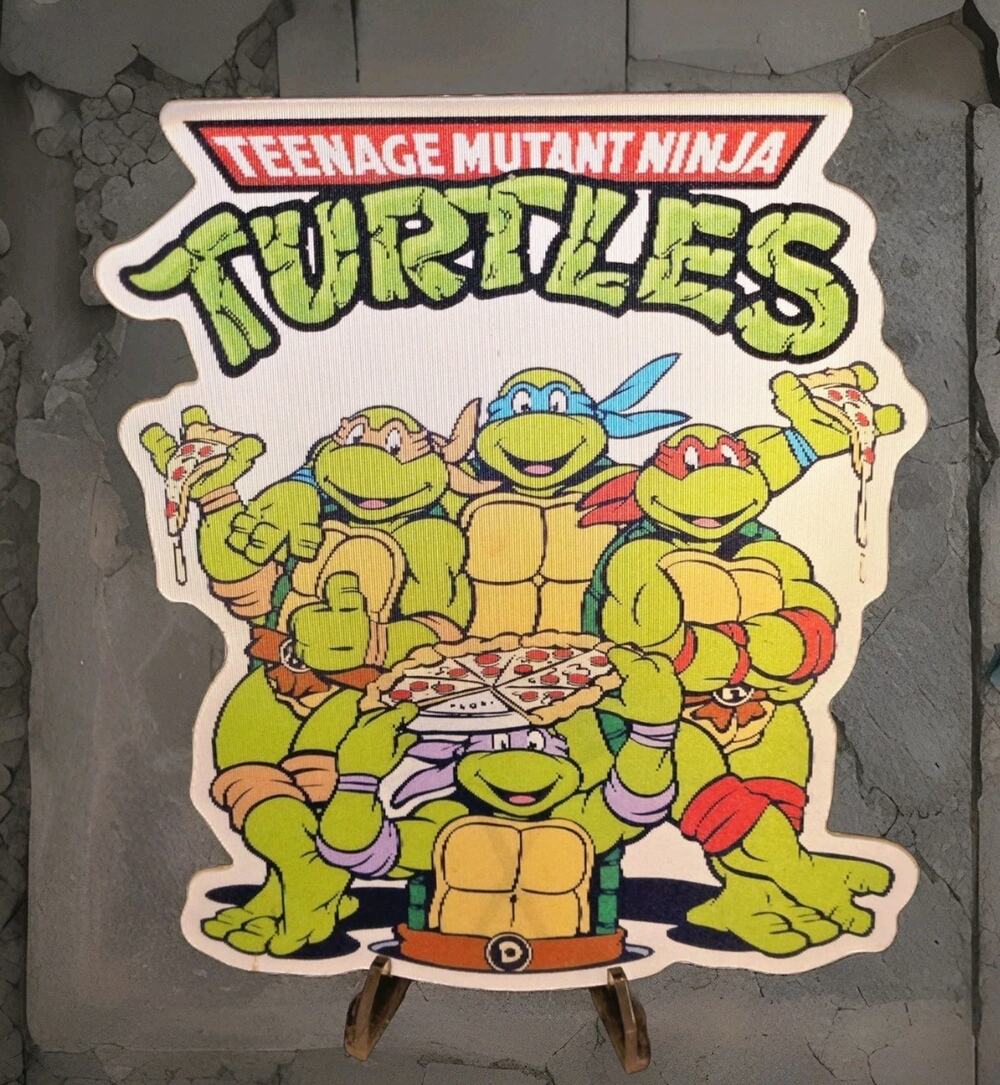 Teenage Mutant Ninja Turtles TMNT 3D Lenticular Motion Car Sticker Decal Peeker